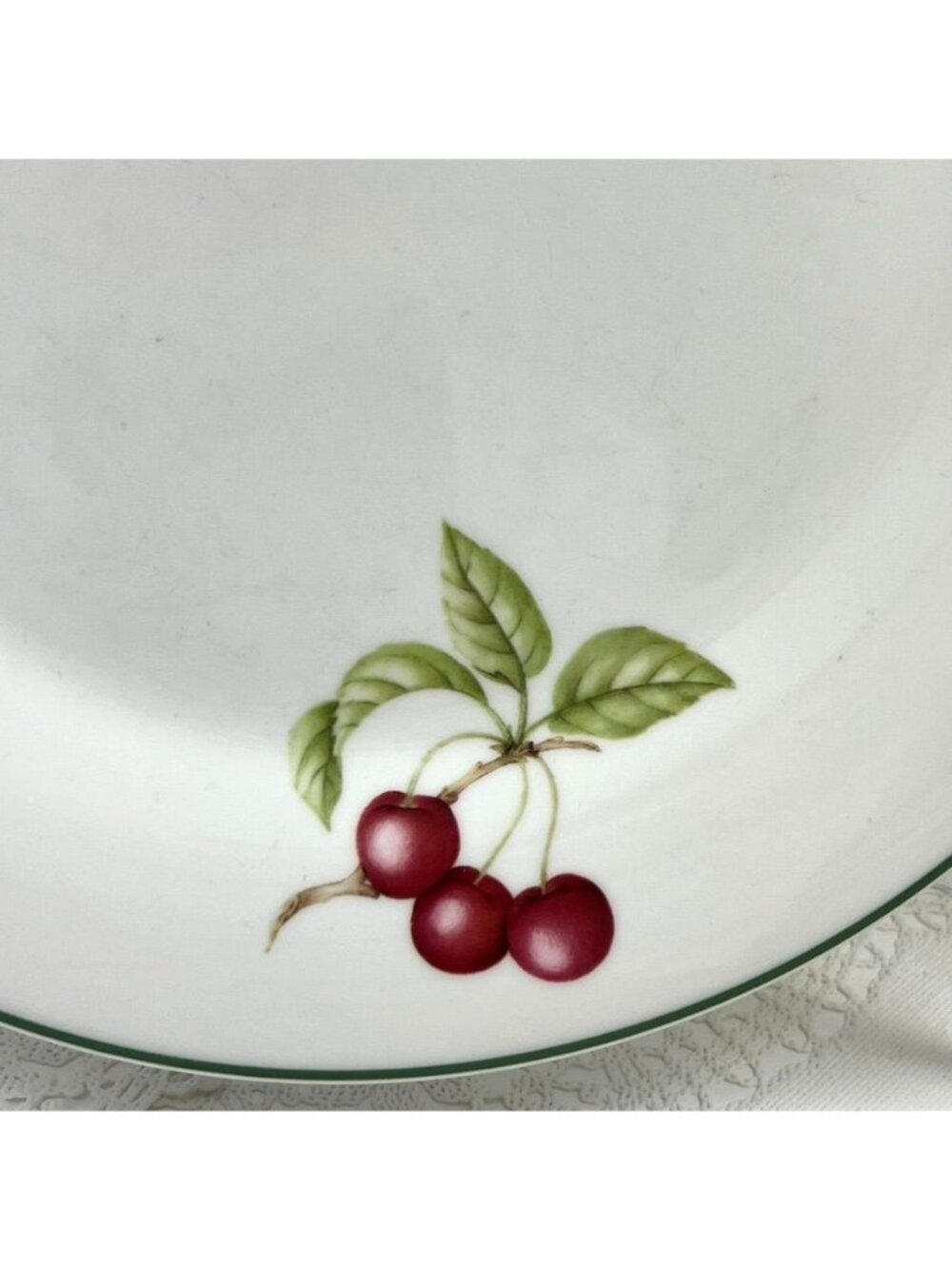 Royal Doulton China 4 Ashberry Dinner Plates 10.5" Fruit England White - Picture 12 of 12
